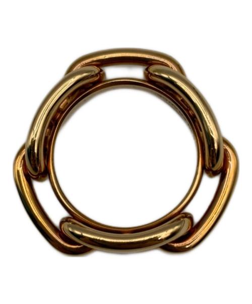 HERMES（エルメス）HERMES (エルメス) スカーフリング ゴールドの古着・服飾アイテム