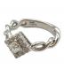 prefito (プレフィート) Platinum Square Diamond Ring プラチナスクエアダイヤリング サイズ:11号：100000円