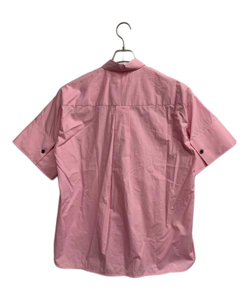 ENFOLD（エンフォルド）ENFOLD (エンフォルド) 5分袖ビッグシャツ ピンク サイズ:38の古着・服飾アイテム