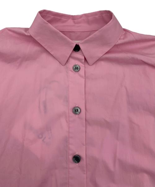 ENFOLD（エンフォルド）ENFOLD (エンフォルド) 5分袖ビッグシャツ ピンク サイズ:38の古着・服飾アイテム