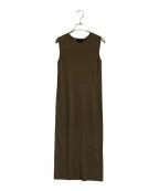 theoryセオリー）の古着「Compact Crepe Yoke Dress」｜カーキ