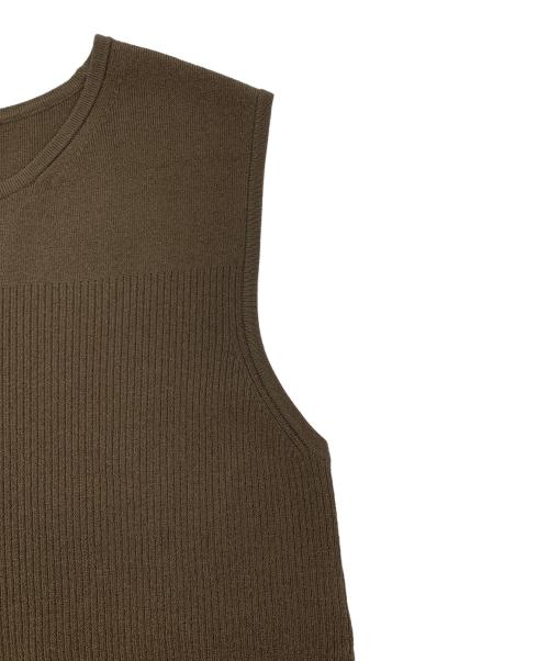 theory（セオリー）theory (セオリー) Compact Crepe Yoke Dress カーキ サイズ:Sの古着・服飾アイテム