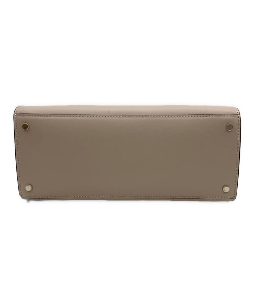 Kate Spade（ケイトスペード）Kate Spade (ケイトスペード) ステイシー カラーブロック ラージ サッチェル ベージュ×ブラックの古着・服飾アイテム