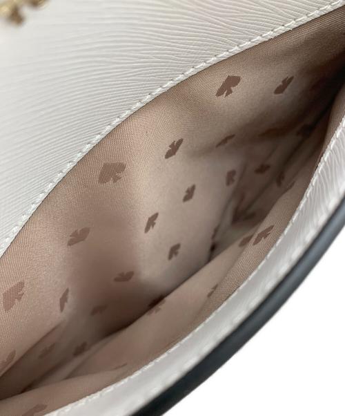 Kate Spade（ケイトスペード）Kate Spade (ケイトスペード) ステイシー カラーブロック ラージ サッチェル ベージュ×ブラックの古着・服飾アイテム