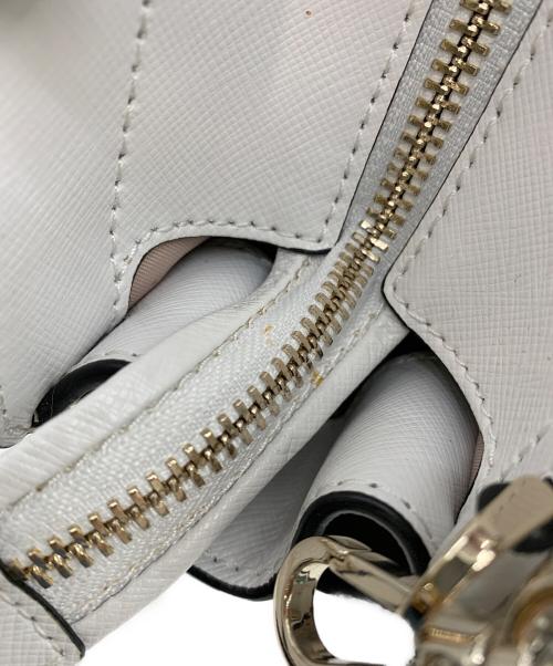 Kate Spade（ケイトスペード）Kate Spade (ケイトスペード) ステイシー カラーブロック ラージ サッチェル ベージュ×ブラックの古着・服飾アイテム