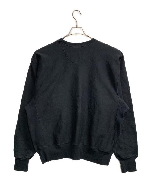 Champion Premium Reverse Weave（チャンピオン プレミアム リバースウィーブ）Champion Premium Reverse Weave (チャンピオン プレミアム リバースウィーブ) クルーネックスウェット ブラック サイズ:Lの古着・服飾アイテム