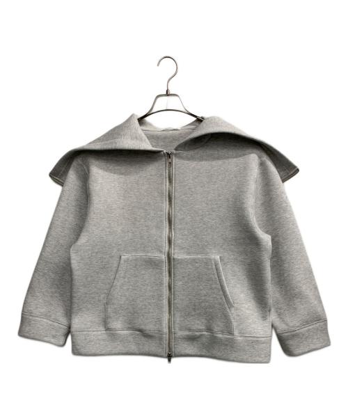 BEAUTY&YOUTH（ビューティーアンドユース）BEAUTY&YOUTH (ビューティーアンドユース) フロントジップ フーディーパーカー ライトグレー サイズ:Sの古着・服飾アイテム