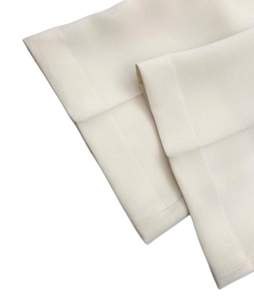 6(ROKU) BEAUTY&YOUTH（ロク ビューティーアンドユース）6(ROKU) BEAUTY&YOUTH (ロク ビューティーアンドユース) ポリエステルレーヨン ブーツカットパンツ アイボリー サイズ:36の古着・服飾アイテム