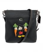 COACHコーチ）の古着「キット メッセンジャー クロスボディ・リジェネラティブ レザー」｜ブラック