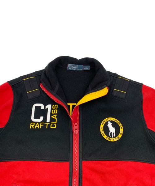 POLO RALPH LAUREN（ポロ・ラルフローレン）POLO RALPH LAUREN (ポロ・ラルフローレン) ジップアップジャケット レッド サイズ:Mの古着・服飾アイテム