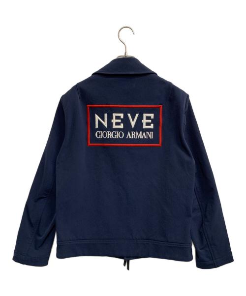 GIORGIO ARMANI（ジョルジョアルマーニ）GIORGIO ARMANI (ジョルジョアルマーニ) ライダースジャケット ブルー サイズ:CN 175 / 92Bの古着・服飾アイテム