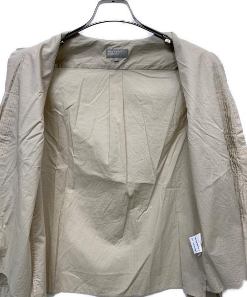 MARGARET HOWELL（マーガレットハウエル）MARGARET HOWELL (マーガレットハウエル) ピンタックシャツ ベージュ サイズ:3の古着・服飾アイテム