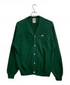DANTONダントン）の古着「ラムウールVネックニットカーディガン」｜グリーン