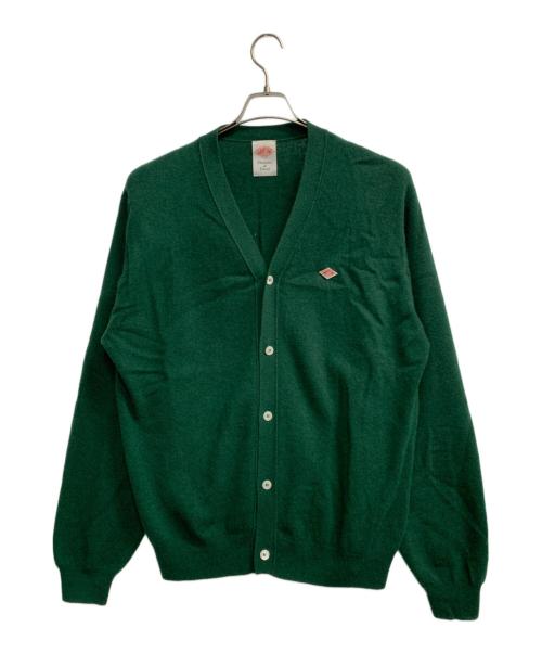 DANTON（ダントン）DANTON (ダントン) ラムウールVネックニットカーディガン グリーン サイズ:44の古着・服飾アイテム