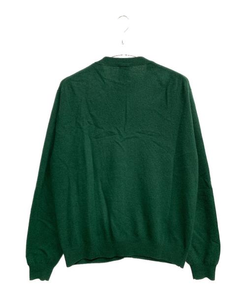 DANTON（ダントン）DANTON (ダントン) ラムウールVネックニットカーディガン グリーン サイズ:44の古着・服飾アイテム