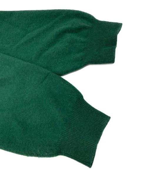 DANTON（ダントン）DANTON (ダントン) ラムウールVネックニットカーディガン グリーン サイズ:44の古着・服飾アイテム