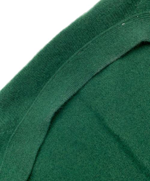 DANTON（ダントン）DANTON (ダントン) ラムウールVネックニットカーディガン グリーン サイズ:44の古着・服飾アイテム