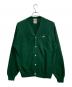 DANTON（ダントン）の古着「ラムウールVネックニットカーディガン」｜グリーン