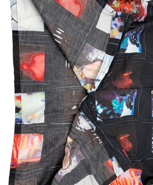 PS Paul Smith（ＰＳポールスミス）PS Paul Smith (ＰＳポールスミス) ブロッキンググラフィック プリントシャツ ブラック サイズ:Lの古着・服飾アイテム