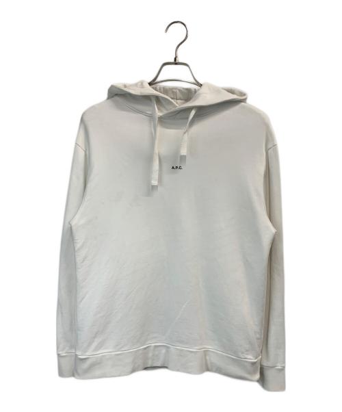A.P.C.（アーペーセー）A.P.C. (アーペーセー) ドローストリングパーカー ホワイト サイズ:Sの古着・服飾アイテム