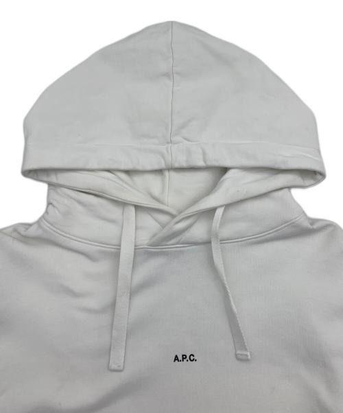 A.P.C.（アーペーセー）A.P.C. (アーペーセー) ドローストリングパーカー ホワイト サイズ:Sの古着・服飾アイテム