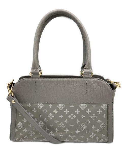 russet（ラシット）russet (ラシット) 2WAY ナイロンジャガード ボストンバッグ M グレーの古着・服飾アイテム