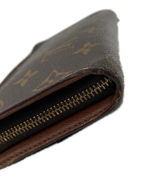 LOUIS VUITTON（ルイ ヴィトン）LOUIS VUITTON (ルイ ヴィトン) ポルトモネ・ジップ ブラウンの古着・服飾アイテム