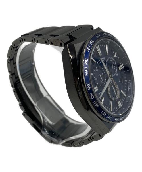 CITIZEN（シチズン）CITIZEN (シチズン) アテッサ ACT Line ブラックチタンシリーズ CB5967-66L ネイビーの古着・服飾アイテム