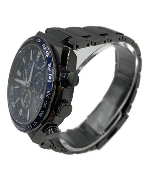 CITIZEN（シチズン）CITIZEN (シチズン) アテッサ ACT Line ブラックチタンシリーズ CB5967-66L ネイビーの古着・服飾アイテム