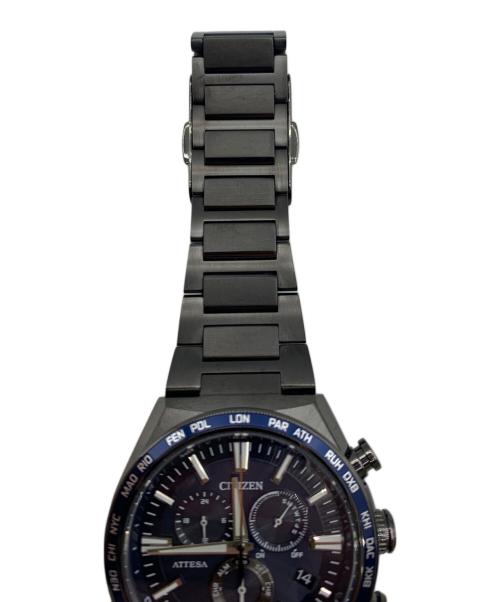 CITIZEN（シチズン）CITIZEN (シチズン) アテッサ ACT Line ブラックチタンシリーズ CB5967-66L ネイビーの古着・服飾アイテム