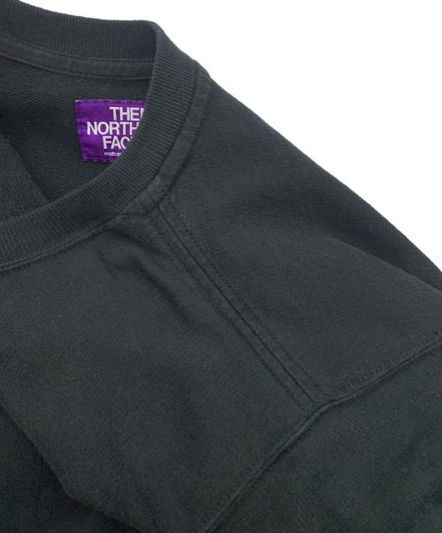 THE NORTH FACE PURPLE LABEL（ノースフェイスパープルレーベル）THE NORTH FACE PURPLE LABEL (ノースフェイスパープルレーベル) 10oz マウンテン クルーネックスウェット ブラック サイズ:Mの古着・服飾アイテム