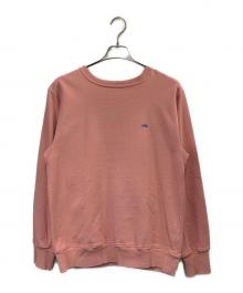 THE NORTHFACE PURPLELABEL（ザ・ノースフェイス パープルレーベル）の古着「10oz マウンテン クルーネックスウェット」｜ピンク