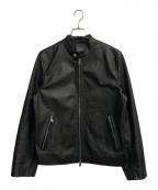 theoryセオリー）の古着「レザージャケット」｜ブラック