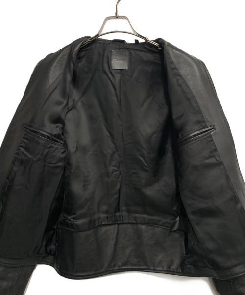 theory（セオリー）theory (セオリー) レザージャケット ブラック サイズ:Ｍの古着・服飾アイテム