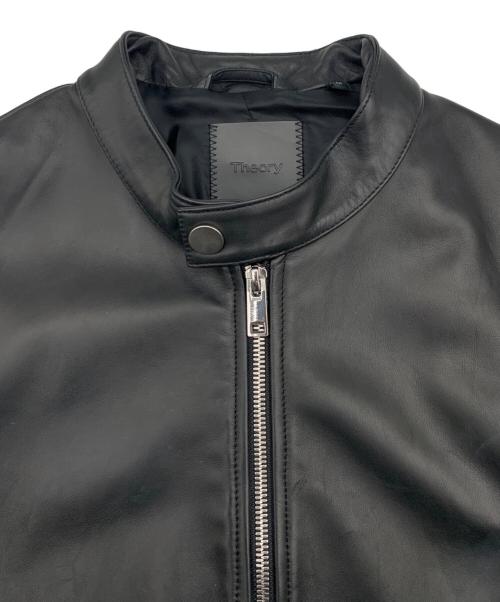 theory（セオリー）theory (セオリー) レザージャケット ブラック サイズ:Ｍの古着・服飾アイテム
