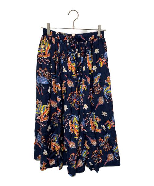 Sun Surf（サンサーフ）Sun Surf (サンサーフ) ハワイアンロングスカート ネイビー サイズ:ONE SIZEの古着・服飾アイテム