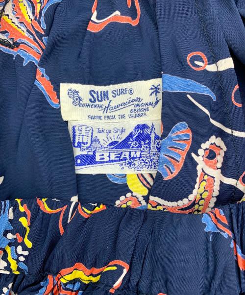 Sun Surf（サンサーフ）Sun Surf (サンサーフ) ハワイアンロングスカート ネイビー サイズ:ONE SIZEの古着・服飾アイテム