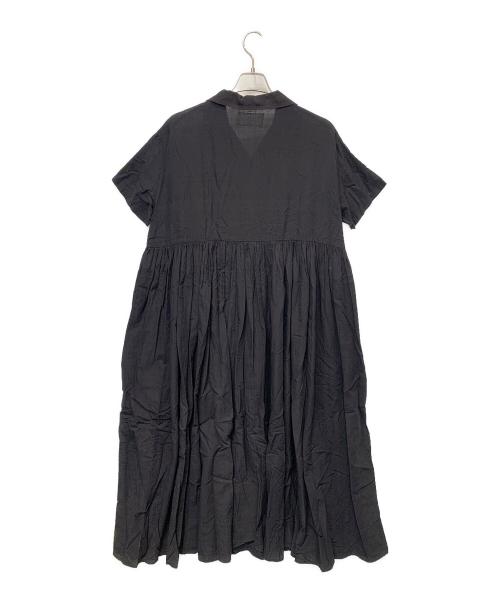 Khadi and Co（カディアンドコー）Khadi and Co (カディアンドコー) コットンロングワンピース ブラック サイズ:Mの古着・服飾アイテム