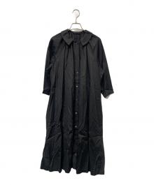 Lin Francais d'antan（ラン フランセ ダンタン）の古着「シャツワンピース」｜ブラック