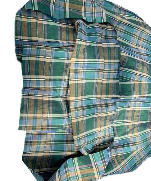 SCYE（サイ）SCYE (サイ) チェックスカート グリーン サイズ:38の古着・服飾アイテム