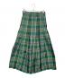 SCYE（サイ）の古着「チェックスカート」｜グリーン