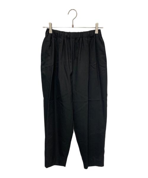 KAGURE（カグレ）KAGURE (カグレ) サマーウールテーパードイージーパンツ ブラック サイズ:FREEの古着・服飾アイテム