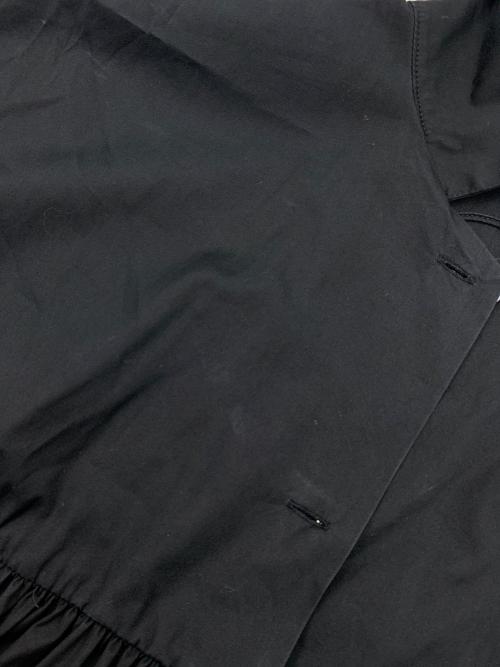 Lin Francais d'antan（ラン フランセ ダンタン）Lin Francais d'antan (ラン フランセ ダンタン) コットンギャザーブラウス ブラック サイズ:表記無しの古着・服飾アイテム