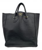 YOUNG & OLSEN The DRYGOODS STOREヤングアンドオルセン ザ ドライグッズストア）の古着「レザートートバッグ」｜ブラック