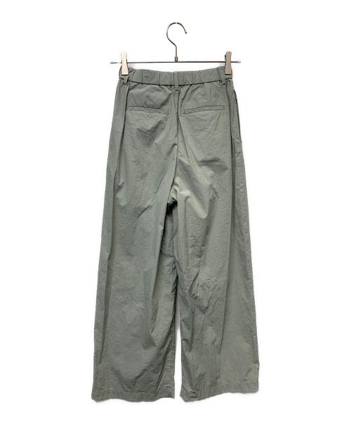 BEAUTY&YOUTH（ビューティーアンドユース）BEAUTY&YOUTH (ビューティーアンドユース) コットンナイロンワイドタックパンツ -ウォッシャブル- グレー サイズ:XSの古着・服飾アイテム