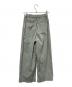 BEAUTY&YOUTH (ビューティーアンドユース) コットンナイロンワイドタックパンツ -ウォッシャブル- グレー サイズ:XS：4500円