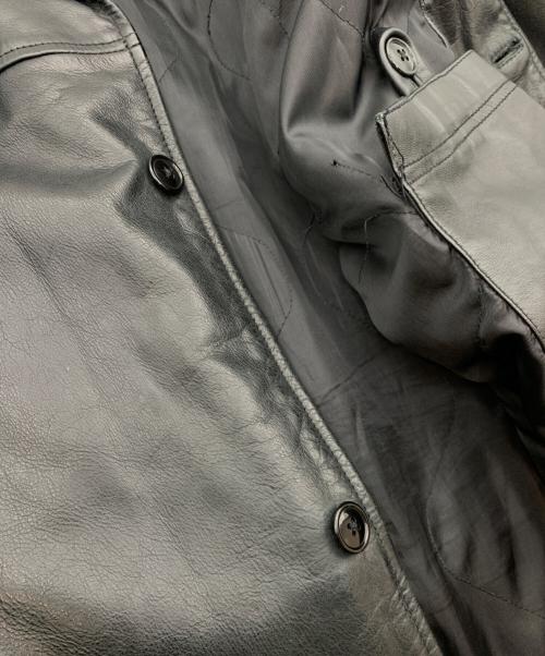 GAP（ギャップ）GAP (ギャップ) レザーコート ブラック サイズ:XLの古着・服飾アイテム