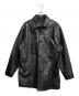 GAP（ギャップ）の古着「レザーコート」｜ブラック