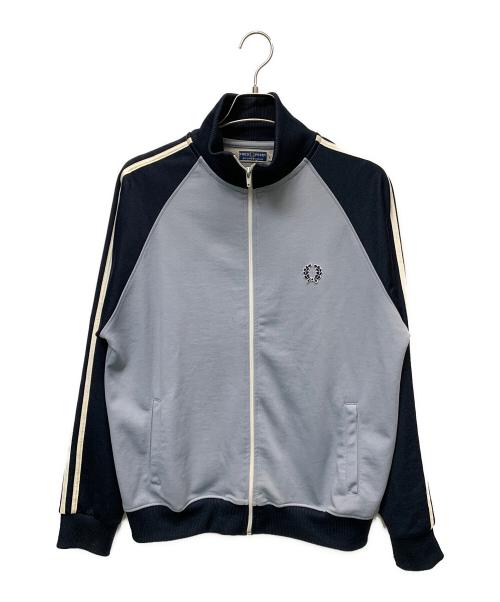 FRED PERRY（フレッドペリー）FRED PERRY (フレッドペリー) トラックジャケット スカイブルー×ネイビー サイズ:Lの古着・服飾アイテム