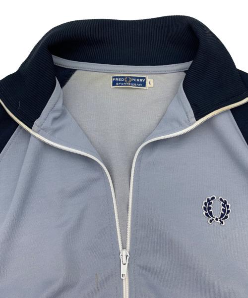 FRED PERRY（フレッドペリー）FRED PERRY (フレッドペリー) トラックジャケット スカイブルー×ネイビー サイズ:Lの古着・服飾アイテム